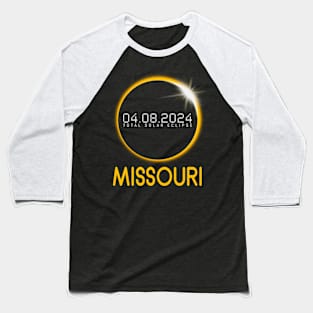 MISSOURI Totality Total Solar Eclipse April 8 2024 Baseball T-Shirt